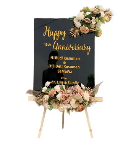 Papan Bunga Akrilik Pare